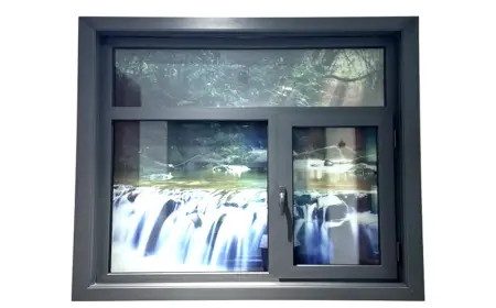 Black thermal-break aluminum windows