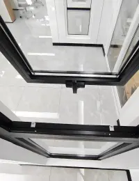 Lower frame and locking detail