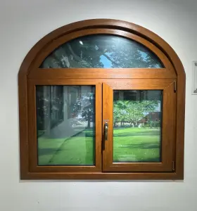 Arched uPVC casement windows